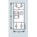 RCBO 25 Amp 2 Pole 30 MA ( 2 Module)